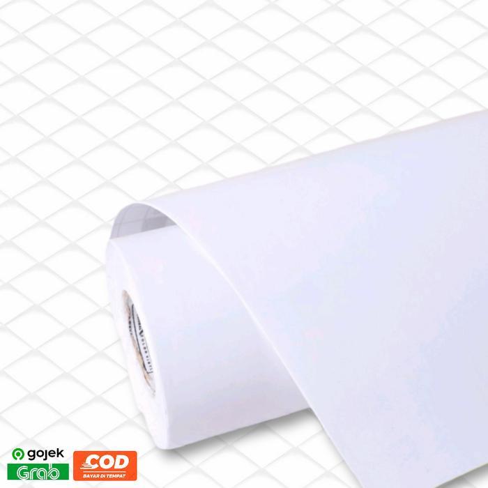 "New" skotlet putih doff maxdecal sticker motor dan aquarium