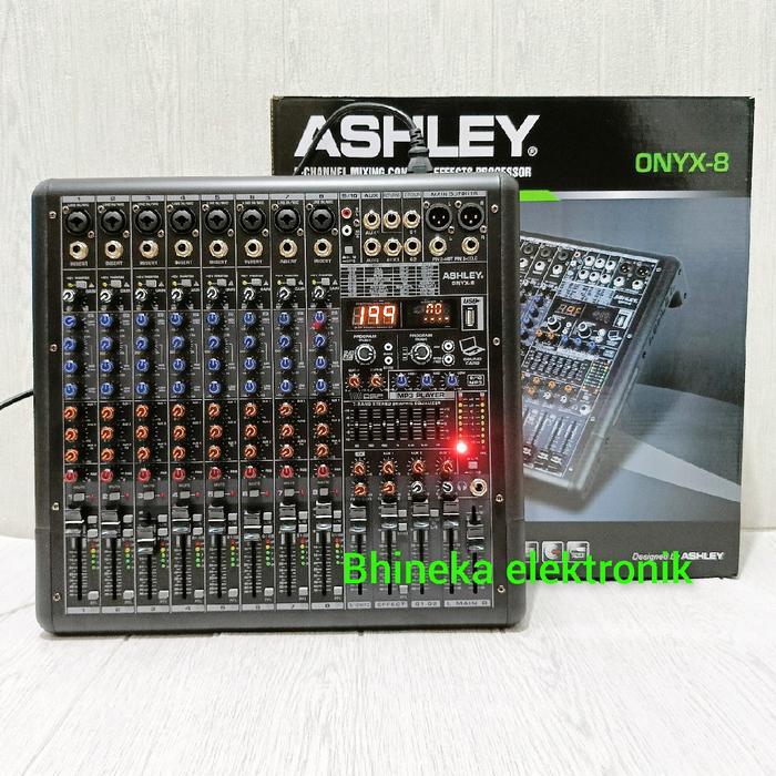 mixer audio ashley ONYX 8 / ONYX8 USB bluetooth mixer ashley 8channel