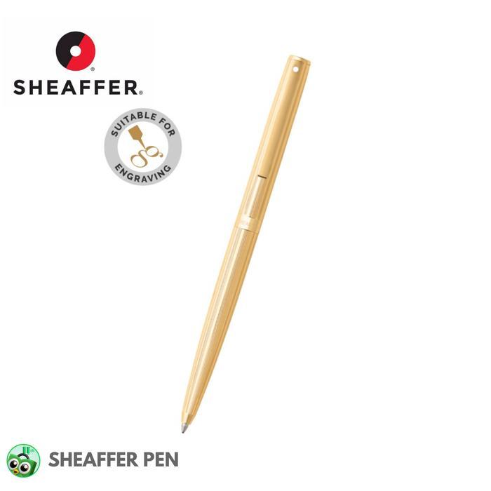 Sheaffer Sagaris Fluted Gold Tone Ballpoint Pen
