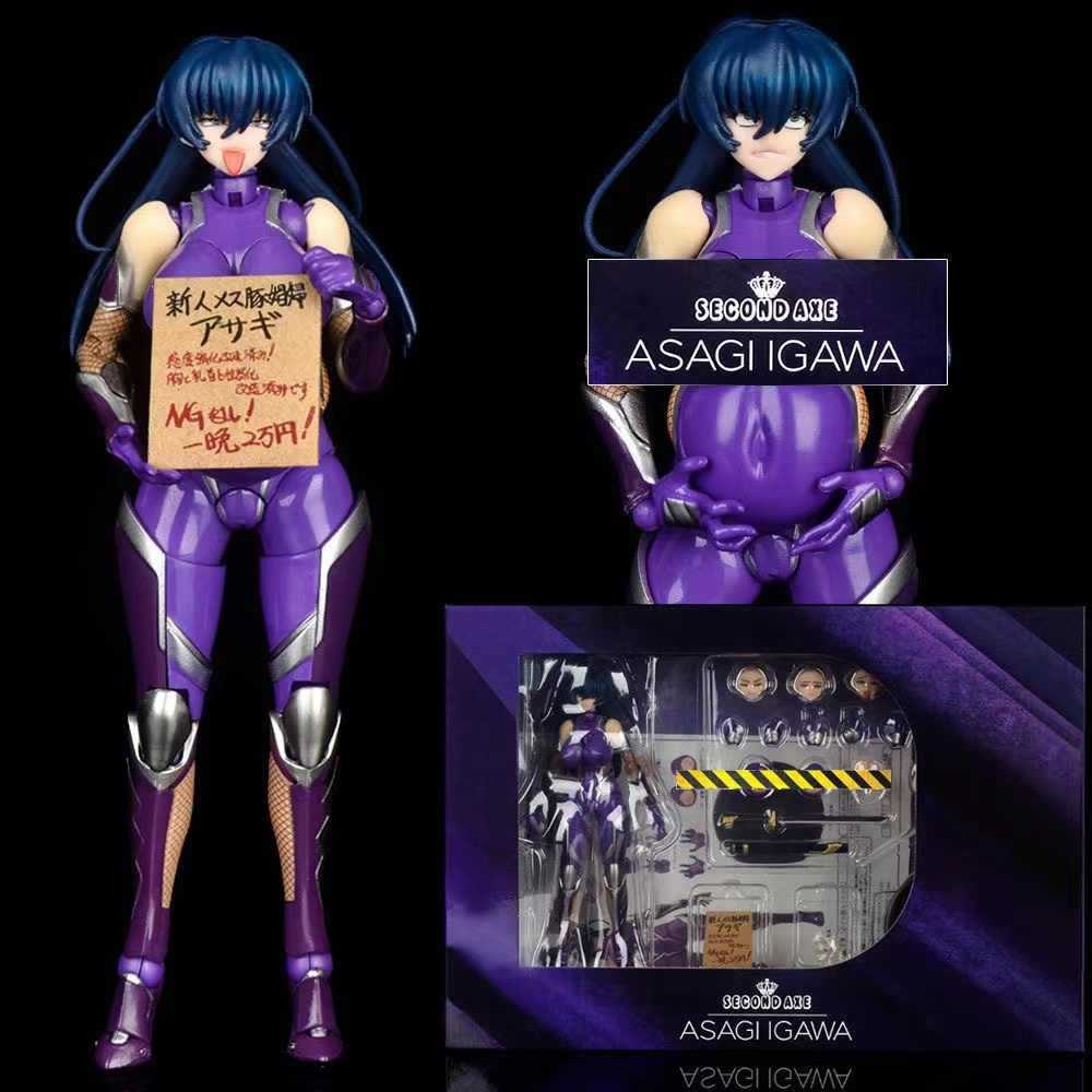 Taimanin Series Figure Second Axe Asagi Igawa Model Pvc Statue Doll Collection Action Figure Native
