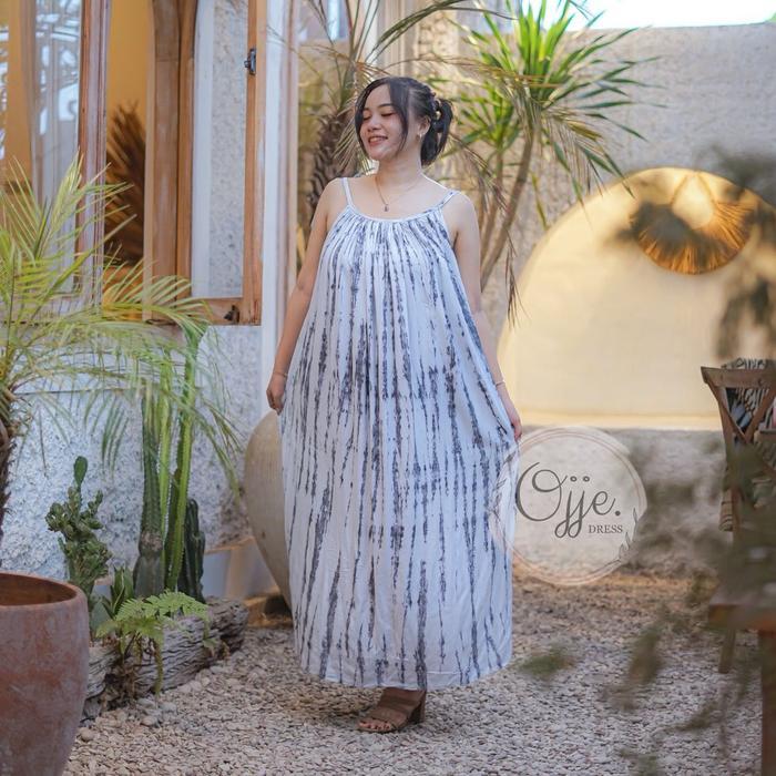 READY Jenny Longdress Daster Tali Yukensi Jumbo Rayon Panjang Bumil Wanita Busui Piyama Tidur Katun