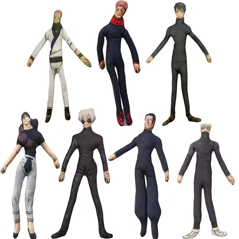 Anime Jujutsu Gojo Satoru Itadori Yuji Cosplay Doll Stuffed Figure Dolls Decoration Abstract Joint