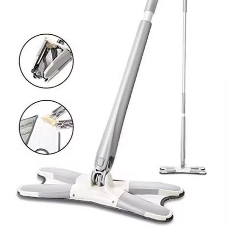 Kain Pel Peras Otomatis Alat Pel Lantai Praktis/Alat Pel Lantai Tanpa Peras Spin Mop Alat Pel