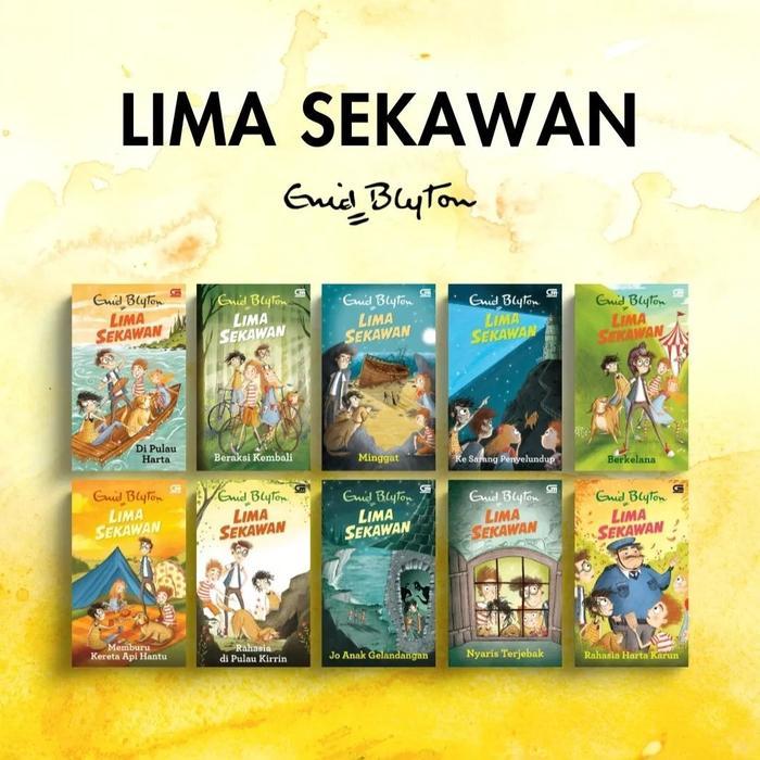 Paket Novel Lima Sekawan (FULLSET, 21 Buku) - Enid Blyton
