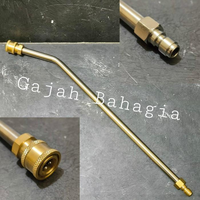 Sambungan Stik Gun Jet Cleaner Bengkok 43 Cm Quick Release Extention