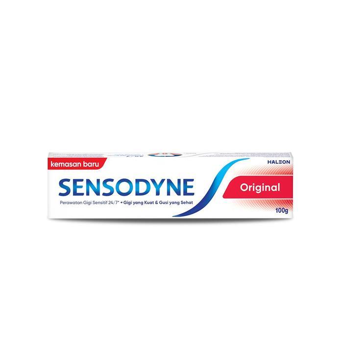 Sensodyne Toothpaste Pasta Gigi Sensitif Essensial Care Original 3x100gr - TRIPLEPACK