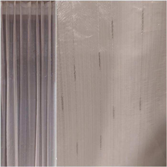 Vitrase Gorden Motif Bintik Gold Silver Custom Ukuran