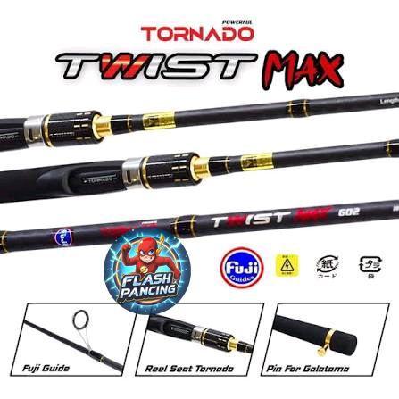 JORAN TORNADO TWIST MAX 602/180CM 8-17LB - CARBON SOLID RING FUJI