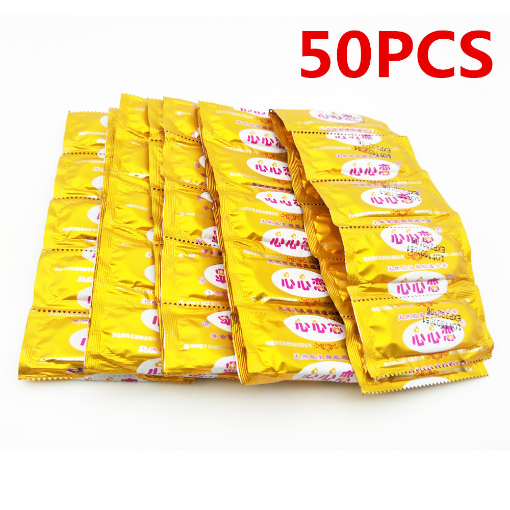 50 Pcs Condoms Best Quality Slim Condoms For Men Safe Contraception Penis Sleeve Kondom Adult Sex Pr