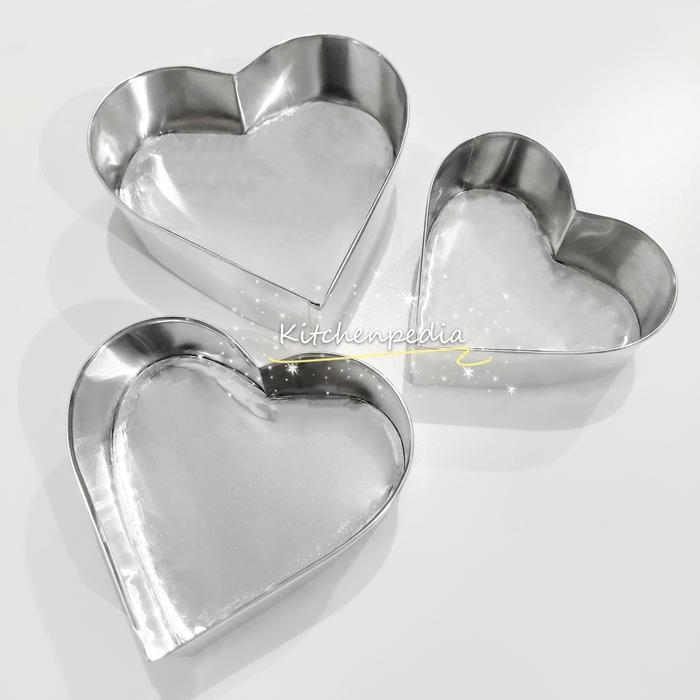 Loyang Kue Cetakan Kue Love Cake Bolu Tart 1 Set