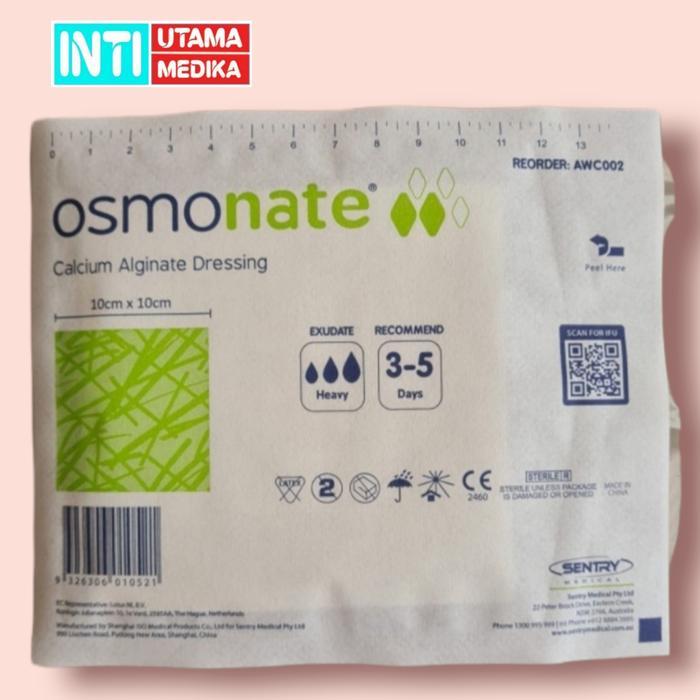 Ready Osmonate Calcium Alginate Dressing 10cm x 10cm Osmonate 10x10