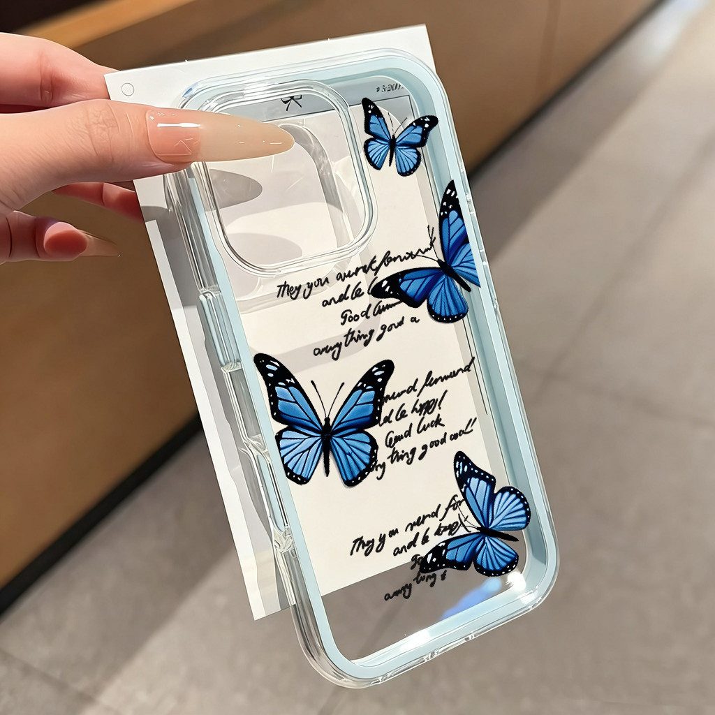 Surat Kupu-Kupu Retro Case Untuk Realme Note 70 60 C85 Pro C75X 9 4G C51S C65 C53 50 C61 C63 C51 C71