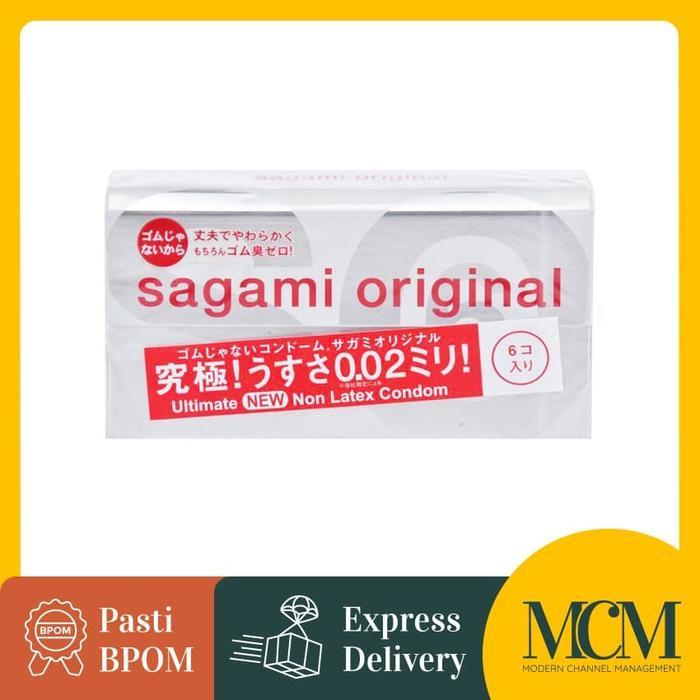 Dexie_Store Kondom Sagami Original 002 Ukuran S Isi 6 Pcs - Kondom Tipis