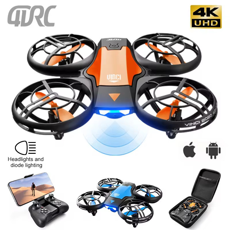 4Drc V8 Wifi Fpv Drone Wide Angle Hd 4K Ca Height Hold Rc Foldable Quadcopter Dron Helicopter Gift