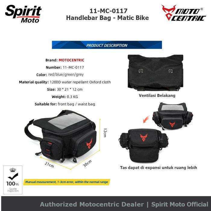 Motocentric Front Bag With Phone Holder Tas Stang Depan Motor Matic