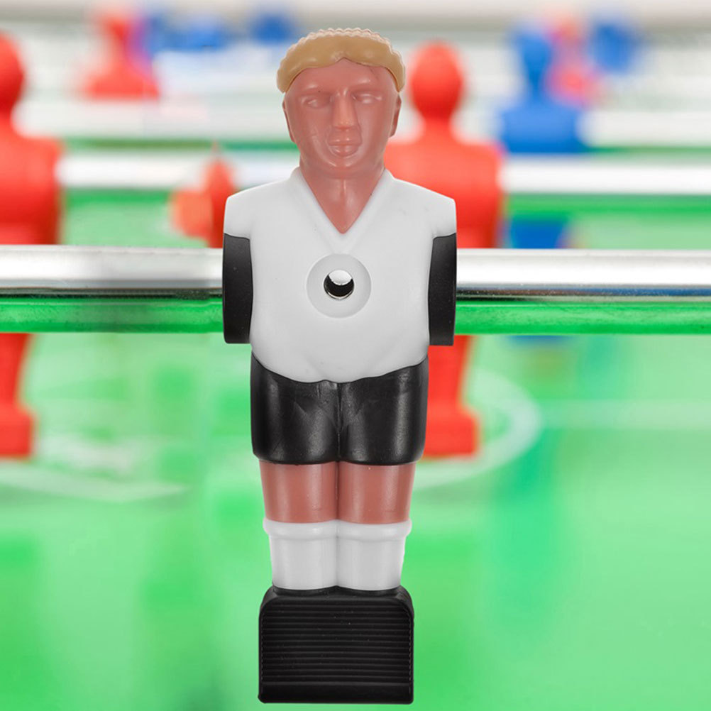 10pcs Football Figures Resin Table Soccer Player Statue Replacement Parts Desktop Football Men