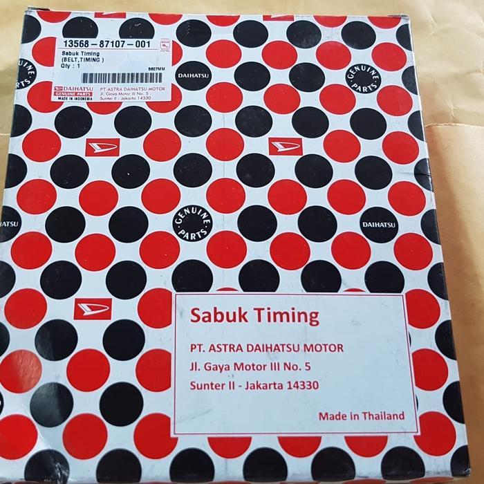 Timing Belt Espass 1.3 Teming Belt Espass 1.3 Daihatsu Original