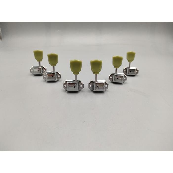 Dryer Tuning Peg Machine Gitar Gibson Tulip Puteran Hijau (3R 3L) Populer