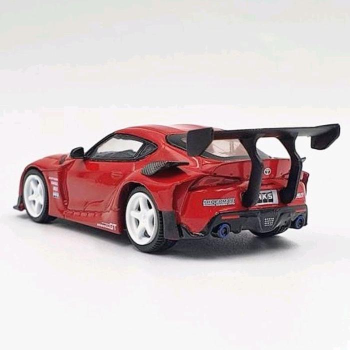 MINI GT 265 HKS TOYOTA GR SUPRA RENAISSANCE RED