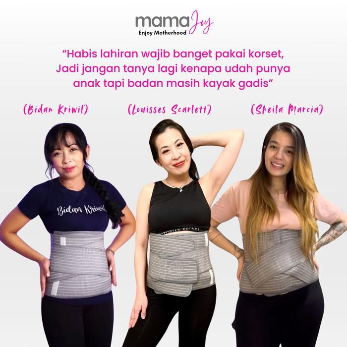 Postpartum Belly Band Mamajoy Korset Melahirkan Caesar Sc Normal Korset Pasca Melahirkan Bamboo