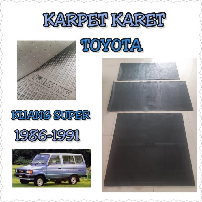 Karpet Karet Alas Lantai Mobil Kijang Super Full Set