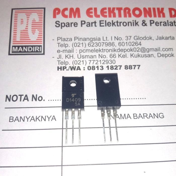 D1409 2SD1409 D 1409 2SD 2 SD1409 TR ORIGINAL TRANSISTOR TO220 TO-220