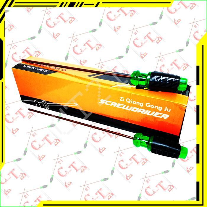 "New" Obeng Plus Minus-Obeng Magnet-Obeng Panjang Popeye 12 Inch