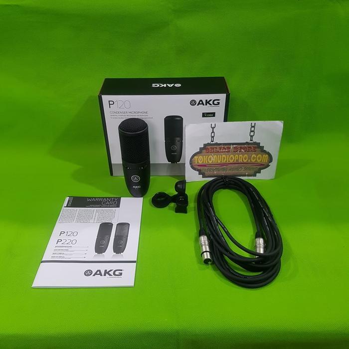 Akg P120 Condensor Microphone Studio Original Mic Akg P-120 Co