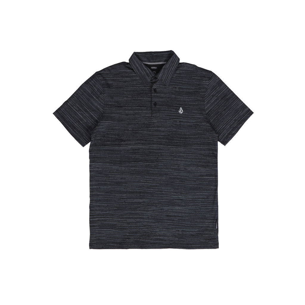VOLCOM - MPL WARP FACTOR SHORT SLEEVE POLO BLACK