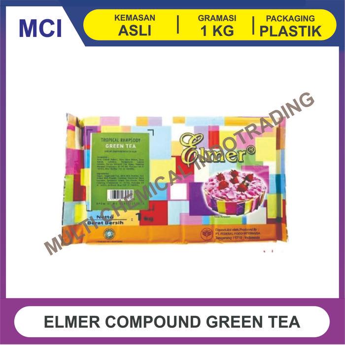 ELMER COKLAT BATANG / CHOCOLATE COMPOUND 1 KG - GREEN TEA