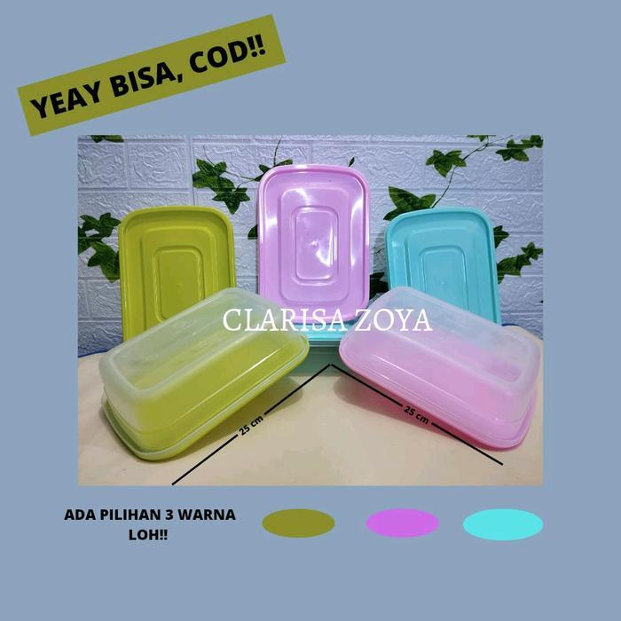 TOPLES Kotak /Toples Penyimpanan makanan/Toples serbaguna Putih Plastik
