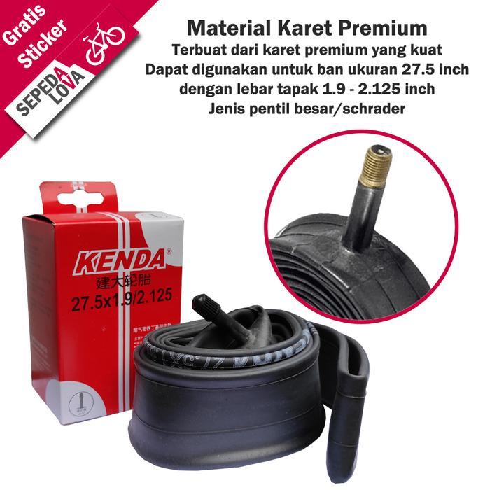 BAN DALAM SEPEDA MTB 27,5 INCH SCHRADER PENTIL BESAR KENDA