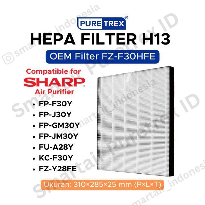HEPA Filter OEM Sharp Air Purifier FZ-F30HFE F30Y J30Y GM30Y FP F30