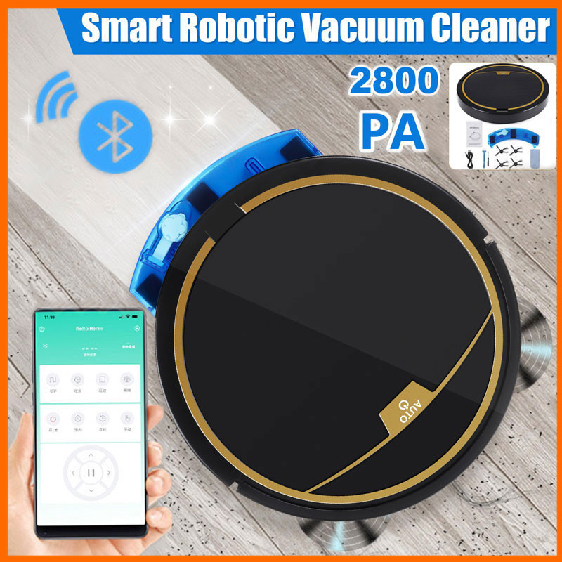 Wireless Smart Robot Vacuum Cleaner 2800PA Multifunctional Super Quiet with Mopping And Humidifying