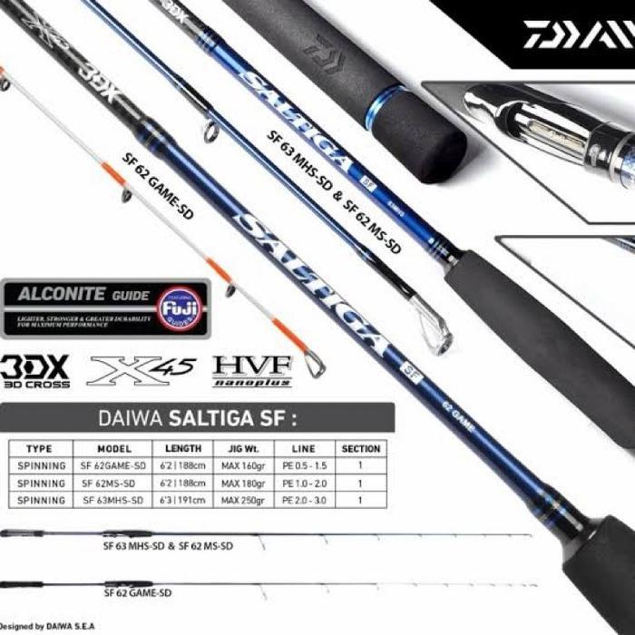 JORAN DAIWA SALTIGA SF JORAN JIGGING JORAN LIGHT JIGGING JORAN SLOW JIGGING CARBON HOLLOW RING SUDAH