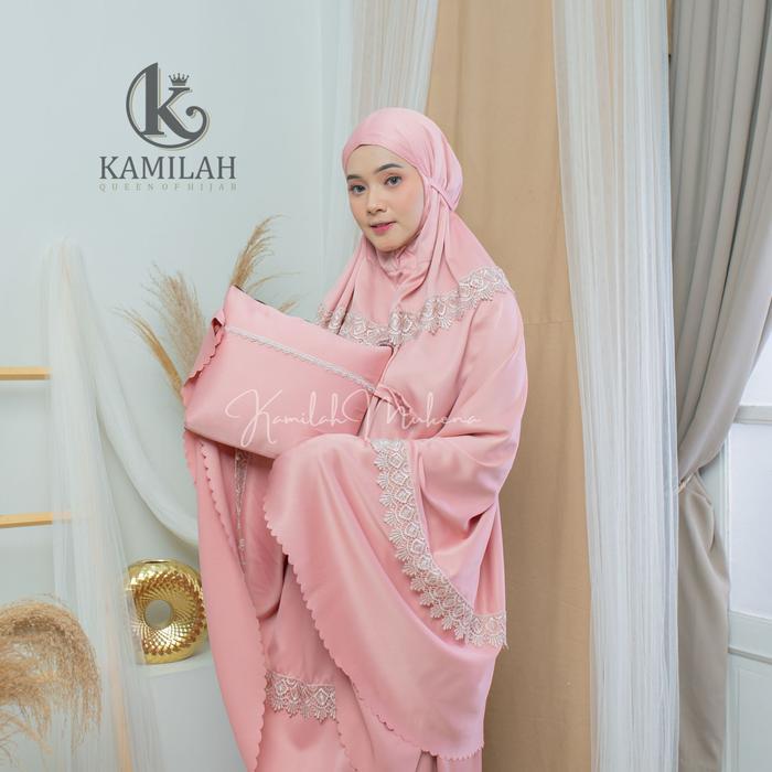 [BELI LOKAL] MUKENA DEWASA DAILY LASERCUT RENDA SUSUN CANTIK MEWAH SILK VELVET ATASAN BAWAHAN