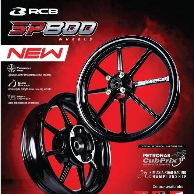 NEW SPORT RIM RCB SP 800 VELG VARIO 125/150/160/ AEROX VELG RACING BOY SP800  Asli Motor Motorcycle 