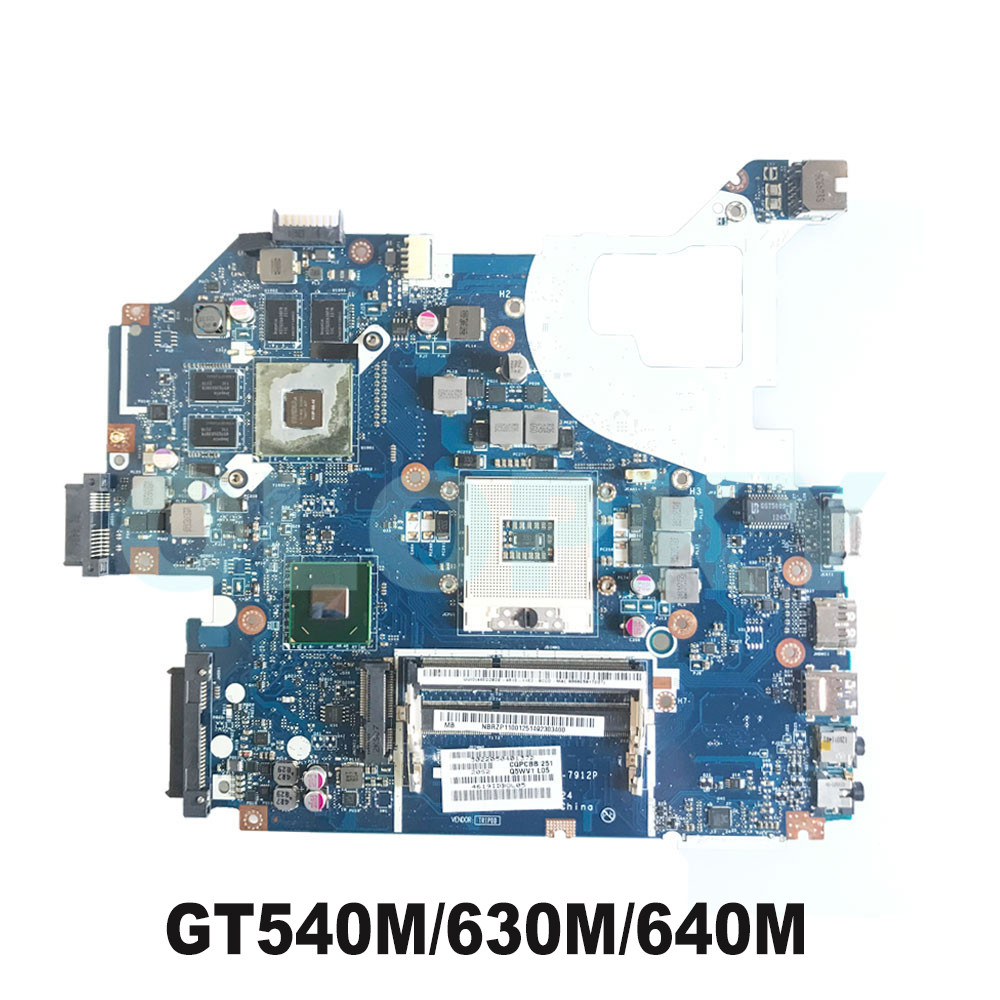 LA-7912P Mainboard with GT540m/630M/640M GPU For ACER Aspire E1-571G V3-571G V3-571 E1-531G Laptop