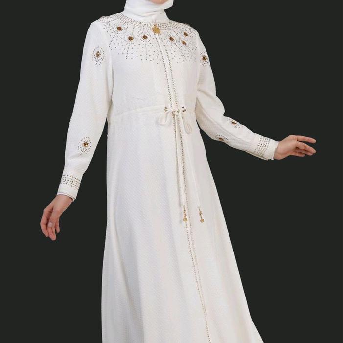 Abaya Hikmat A6364 Hitam Dengan Scraft