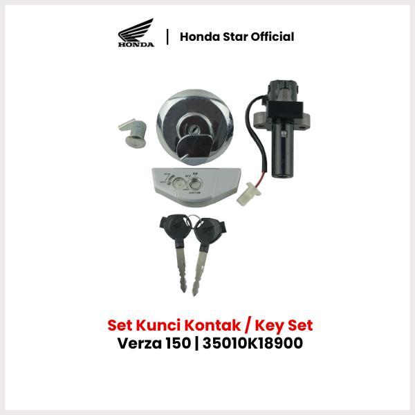DISKON Verza 150 - Honda Set Kunci Kontak Komplit Motor / Motorcycle Key Set - 35010K18900 READY