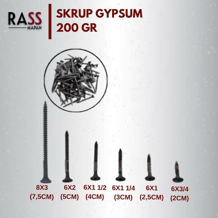 Skrup Sekrup Gypsum Drywall Screw Erdos SKRUP ECER