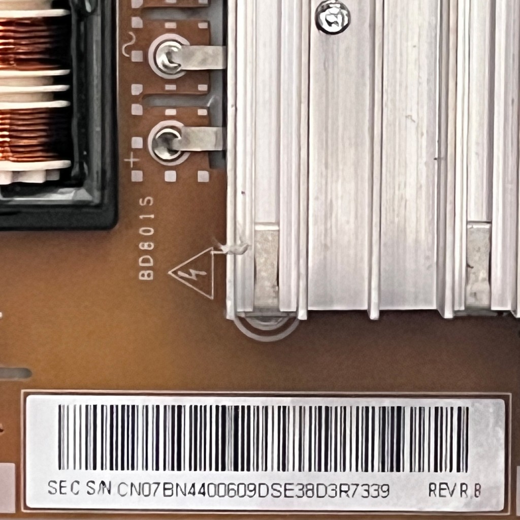 Original TV power supply board BN44-00609E = BN44-00609F = BN44-00609D = BN44-00609A works properly