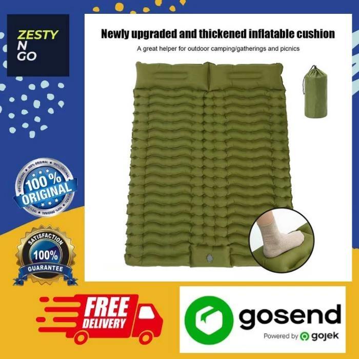 HUANQ Kasur Matras Angin Manual Sleeping Pad Waterproof Double - HQ-200