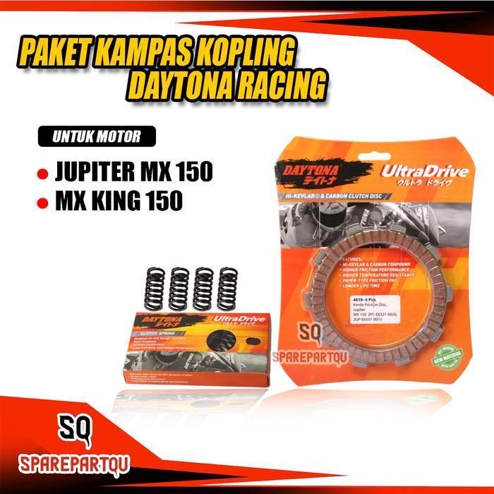 Paket Kampas Kopling Per Kopling Daytona Racing Jupiter Mx150 - Mx King150