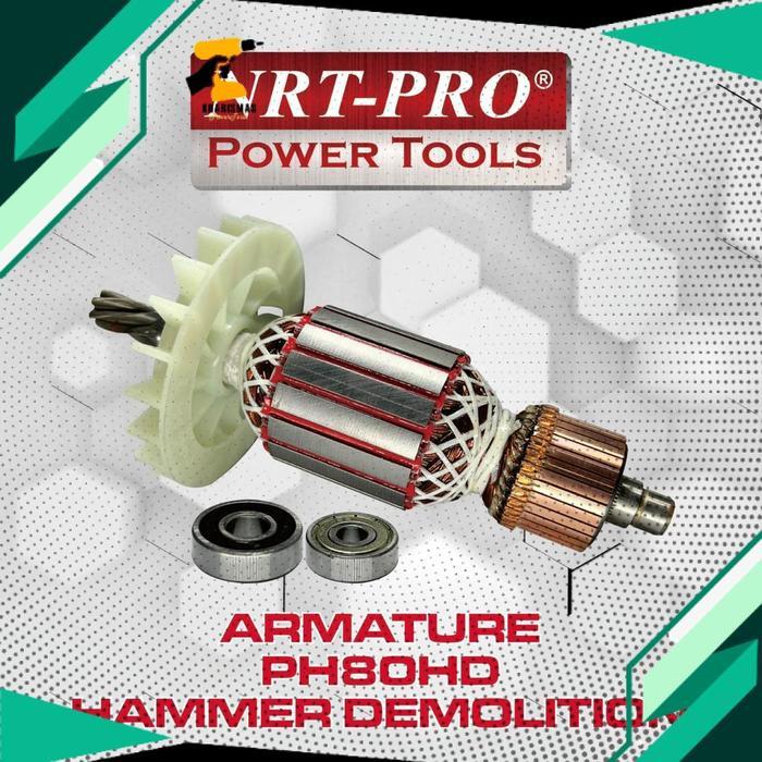 Armature Nrt Ph-80 Hd Demolition Jack Hammer Angker Ph80 Ph80
