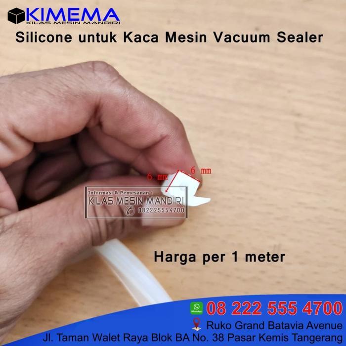 6X6 Air Proof Silicone Vacuum Sealer Karet Silicon Kaca Silikon Vacum