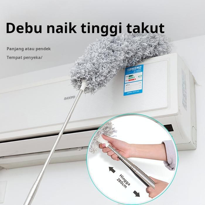 Kemoceng Bulu Ayam Menyapu Debu Debu Rumah Tangga Rumah Tangga Yang Dapat Ditarik Diperpanjang