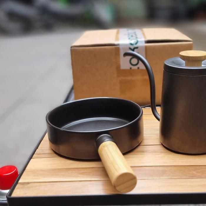 Frying Pan Bowl Ceramic