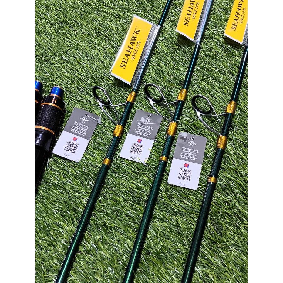 Joran Jigging Spinning SEAHAWK SLOW MASTER 632 Pe1-3 Pe2-4 190CM Fuji Guides