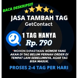 JASA TAMBAH TAG GETCONTACT terbaik no 1